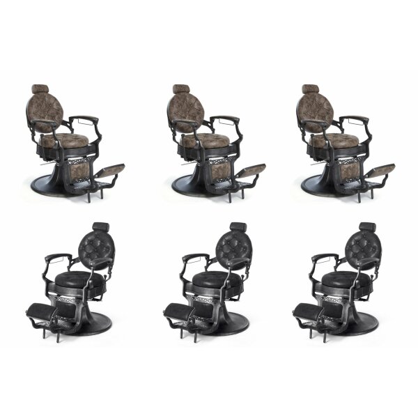 3x Barberstuhl Clint Set
