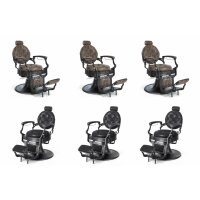 3x Barberstuhl Clint Set