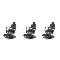 3x Barberstuhl Clint Set