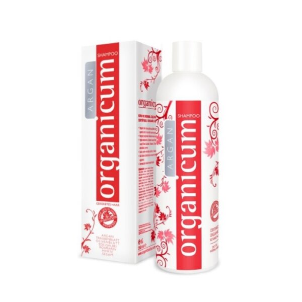 Organicum Vegan Shampoo mit Argan für gefärbtes Haar 350 ml
