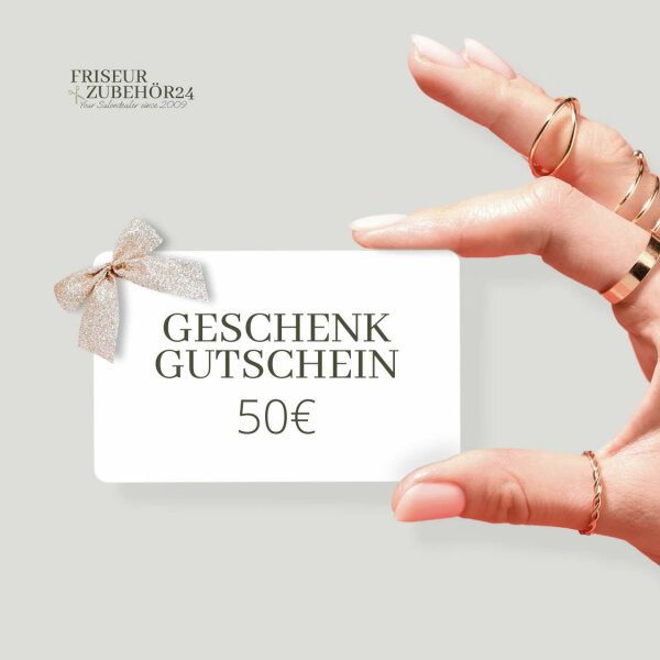 Geschenk Gutschein 50 €