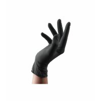 Sibel Latex Handschuhe Schwarz - Mittel