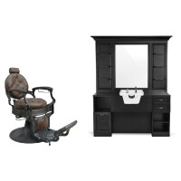 Barberset Black & Brown
