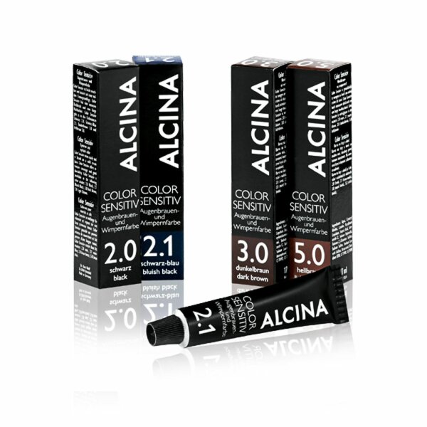 Alcina Color Sensitiv Augenbrauen & Wimpernfarbe 17 ml 2/1 Schwarz Blau