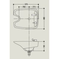 Stand Waschsäule Contura Solo Plus 360° Schwarz-Schwarz