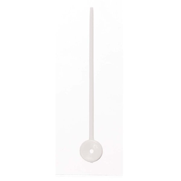 Comair 100 Stück Plastik Stecker 7,5 cm - weiß