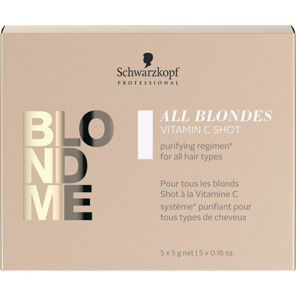 Schwarzkopf BLONDME All Blondes Detox Vitamin C Shots 5 x 5 g