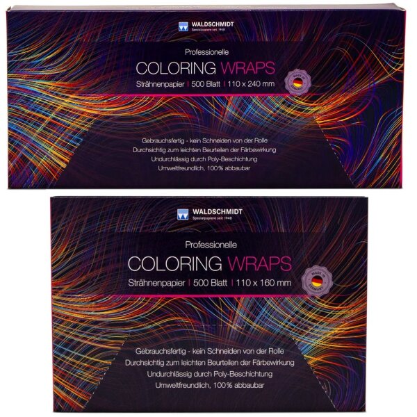 Comair Coloring Wraps Strähnenpapier - 110 x 160 mm