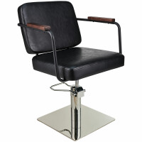 Friseurstuhl Enzo- Express Serie-schwarz-5-Fußkreuz