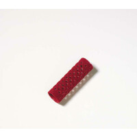 Comair Flockwickler beflockte Metallwickler 65 mm lang 18 mm Rot