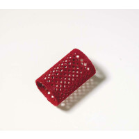 Comair Flockwickler beflockte Metallwickler 65 mm lang 18 mm Rot