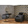 Friseur Waschplatz Holly Weiß-Chrom-P3-Standard