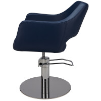 Friseur Bedienstuhl Marea goldene eckige Bodenplatte-W10