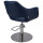 Friseur Bedienstuhl Marea goldene eckige Bodenplatte-W10