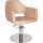 Friseur Bedienstuhl Marea goldene eckige Bodenplatte-W10