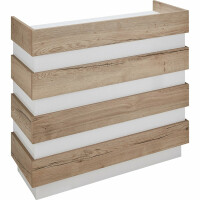 Empfagstheke Reno W1000 (Weiß matt)-W1000 (Weiß matt)