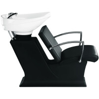Friseurwaschplatz Lady Y Carmen P8-Schwarz-Schwarz-Gold
