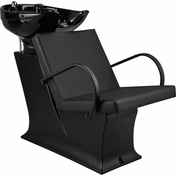 Friseurwaschplatz Lady Y Pik P22-Weiß-Chrom