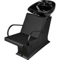 Friseurwaschplatz Lady Y Pik P22-Weiß-Chrom
