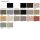 Doppelfriseurplatz Loft Island II UA80 (Beige Lederstruktur)-Weiß