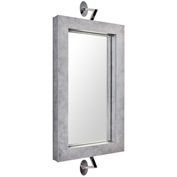 Friseurspiegel Roma UA80 (Beige Lederstruktur)