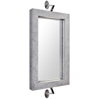 Friseurspiegel Roma UA80 (Beige Lederstruktur)