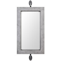 Friseurspiegel Roma UA80 (Beige Lederstruktur)