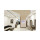 Friseurspiegel Roma UA80 (Beige Lederstruktur)