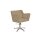 Friseurstuhl Anouk - Beige Runde Bodenplatte