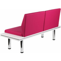 Friseur Wartebank Amelia W1000 (Weiß matt)-P3