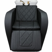 Friseur Waschsessel Vida Mit-P7-D4095 (Dark Chocolate)-Chrom