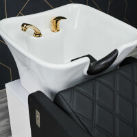 Friseur Waschsessel Vida Mit-P7-D4095 (Dark Chocolate)-Chrom