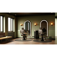 Friseur Bedienplatz RIM-Silber
