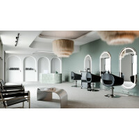 Friseurspiegel Loop-Schwarz
